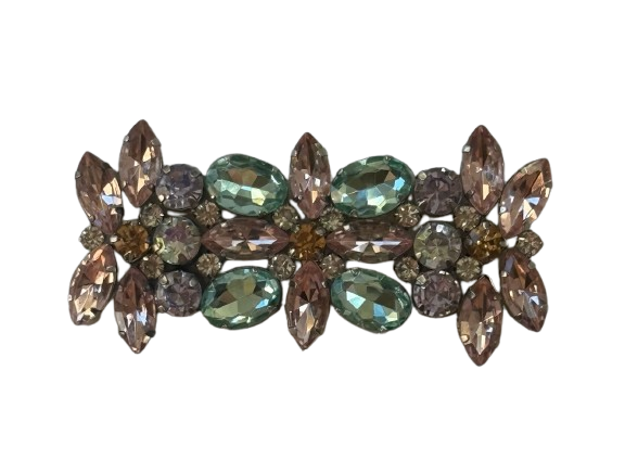 Enfeite termocolante rosa/verde/cristal/lavanda - AE 768