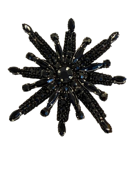 Broche Brilho preto – AE 3412