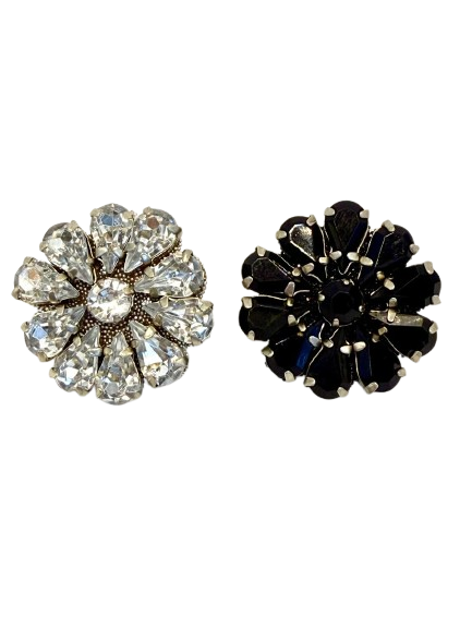 Broche Brilho conjunto preto/cristal – AE 3408